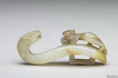 图片[2]-Jade belt hook, Yuan to Ming dynasty (1271-1644)-China Archive